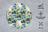 MuchoWow® Mauspad Mousepad Dschungel - Pflanzen - Abstrakt Produktbild-Vorschau 2