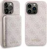 Two views of a pink and gray patterned iPhone case with a MagSafe power bank attached. Anteprima dell’immagine prodotto