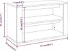 vidaXL Stojan na boty Sonoma dub 75x35x45 cm výrobek ze Náhled obrázku produktu 7