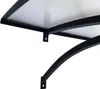 Vordach aus aluminium STARKEDACH L-160, dunkelgrau, Produktbild-Vorschau 4