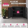 Kovová archivačná skriňa na spisy 3 priehradky 90x40x90 cm Náhľad obrázku produktu 3