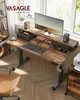 VASAGLE Höhenverstellbarer Schreibtisch elektrisch, 120 cm, Produktbild-Vorschau 1
