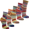 3 Paar bunte Norweger Socken mit schönem Hygge Muster mit Produktbild-Vorschau 1