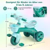 COSTWAY Dreirad Kinder, Kinderdreirad mit Klingel, Pedalen, Produktbild-Vorschau 2