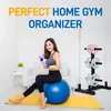 SereneLife Stojak na 6 sztang olimpijskich i 4 sztangi - Podgląd zdjęcia produktu 8