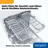 Exquisit Geschirrspüler GSP508-030D weiss | Spülmaschine 55 Produktbild-Vorschau 8