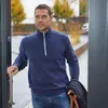 Ivanhoe Strickjacke Hadar Halber Reißverschluss Graphit Produktbild-Vorschau 3