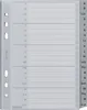 Leitz Register 12650000 A-Z DIN A5 16,5x21cm 20Bl. PP grau Produktbild-Vorschau 2