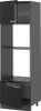 Armoire micro-ondes Vicco R-Line Noir Haute brillance 60cm, Voir les images du produit 1