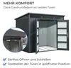 osoltus Premium Metall Gerätehaus Skylight 8 m² 280 x 300 Produktbild-Vorschau 4