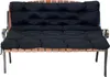Topchances Gartenkissen Schwarz 100x100x10cm, Wasserdicht, Produktbild-Vorschau 10