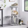 Yaheetech Kratzbaum Katzenbaum 87 cm Kletterbaum mit Produktbild-Vorschau 3