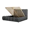 Polsterbett Doppelbett HEDA 160x200cm in Stoff Perfect Produktbild-Vorschau 3