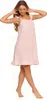 Musselin Nachthemd mit Rüschen, Damen Pyjama, Rosa MORAJ L Produktbild-Vorschau 11