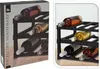 A product image showing a wine rack with bottles of wine, presented in a box and as a standalone product. Produktbild-Vorschau