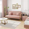 Yaheetech Polstersofa mit Armlehnen & Beine aus Metall Produktbild-Vorschau 7