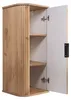 Półsłupek Łazienkowy Szafka Wisząca 79 Cm Dąb Ryflowane Podgląd zdjęcia produktu 4