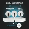 Ledvion Spot LED Plafond Blanc 3 spot Carre douille GU10 Voir les images du produit 6