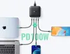 UGREEN USB-A+3xUSB-C 100W Deskt Fast Wall Charger EU Black Produktbild-Vorschau 8
