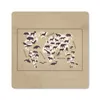 MuchoWow® Mauspad Mousepad Weltkarte Kinder - Tiere - Braun Produktbild-Vorschau 1