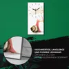 Leinwand Uhr Küche Wohnzimmer Bild 30x60 Aquarell zwei Produktbild-Vorschau 5