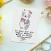 Mr. & Mrs. Panda Grußkarte Barkeeperin Herz - Weiß - Produktbild-Vorschau 2