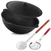 Flacher Gusseisen Camping-Kessel Kazan 22 L NAMANGAN mit Produktbild-Vorschau 5