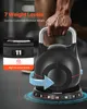 SucceBuy Kettlebell regolabile con 7 pesi da 2 a 20 kg, Anteprima dell’immagine prodotto 3
