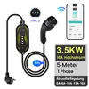 ev charger 3.5kw 6A/8A/10A/13A/16A 5m WIFI Type2 EV Produktbild-Vorschau 1