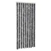 Fliegenvorhang Grau und Schwarz 90x200 cm Chenille Produktbild-Vorschau 1