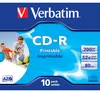 Verbatim CD-R AZO Wide Inkjet Printable 700 Mo 10 pièce(s) Voir les images du produit 3