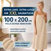Komfortec Saunatuch 100x200 cm XXL, 100% Baumwolle, 500 Produktbild-Vorschau 3