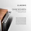 ELMOWO - Edelstahl Handtuchhalter ohne Bohren doppelt für 2 Produktbild-Vorschau 2