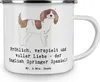Mr. & Mrs. Panda Emaille Tasse English Springer Spaniel Produktbild-Vorschau 3