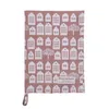 Krasilnikoff Geschirrtuch TOWN HOUSE DUSTY ROSE Rosa mit Produktbild-Vorschau 1