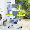 EASYmaxx Séchoir à linge 3 étages avec roulettes - Voir les images du produit 4