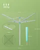 SONGMICS Wäschespinne, Wäscheständer, höhenverstellbar, 60 Produktbild-Vorschau 5