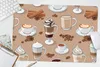 MuchoWow® Schreibtischunterlage Muster - Kaffee - Produktbild-Vorschau 6