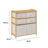 5five Simply Smart Regal Tidy Box mit 6 Körben, Bambus, Produktbild-Vorschau 9