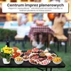 IvoQ Składany Stół – 180 cm – wygląd rattanu – Czarny – Podgląd zdjęcia produktu 3
