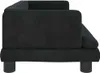 vidaXL Lit pour chien noir 80x45x30 cm velours Voir les images du produit 4
