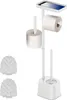 Relaxdays WC Garnitur, HBT: 65,5 x 29 x 11,5 cm, stehend, Produktbild-Vorschau 1