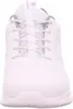 A front view of a white athletic shoe. Produktbild-Vorschau