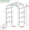 Speed Rosenbogen 240x140x38cm Metall Pergola Rankhilfe Produktbild-Vorschau 6