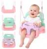 Kinderschaukel bis 30 kg, 3-in-1, grün-rosa Produktbild-Vorschau 1