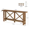 Table console Tribesigns en bois massif, 180 cm, table Voir les images du produit 2