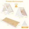 COSTWAY 3 in 1 Kletterdreieck & Leiter & Rutsche, Produktbild-Vorschau 7