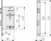 ABUS Bad-Einsteckschl.ES WC LS 55/78/20, Stulp 20x235mm Produktbild-Vorschau 2