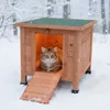 Casa per gatti Cuccia per cani marrone Zona notte per Anteprima dell’immagine prodotto 1