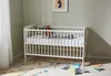 Babybett Kinderbett 70x140 cm mit Matratze Umbaubares Produktbild-Vorschau 5